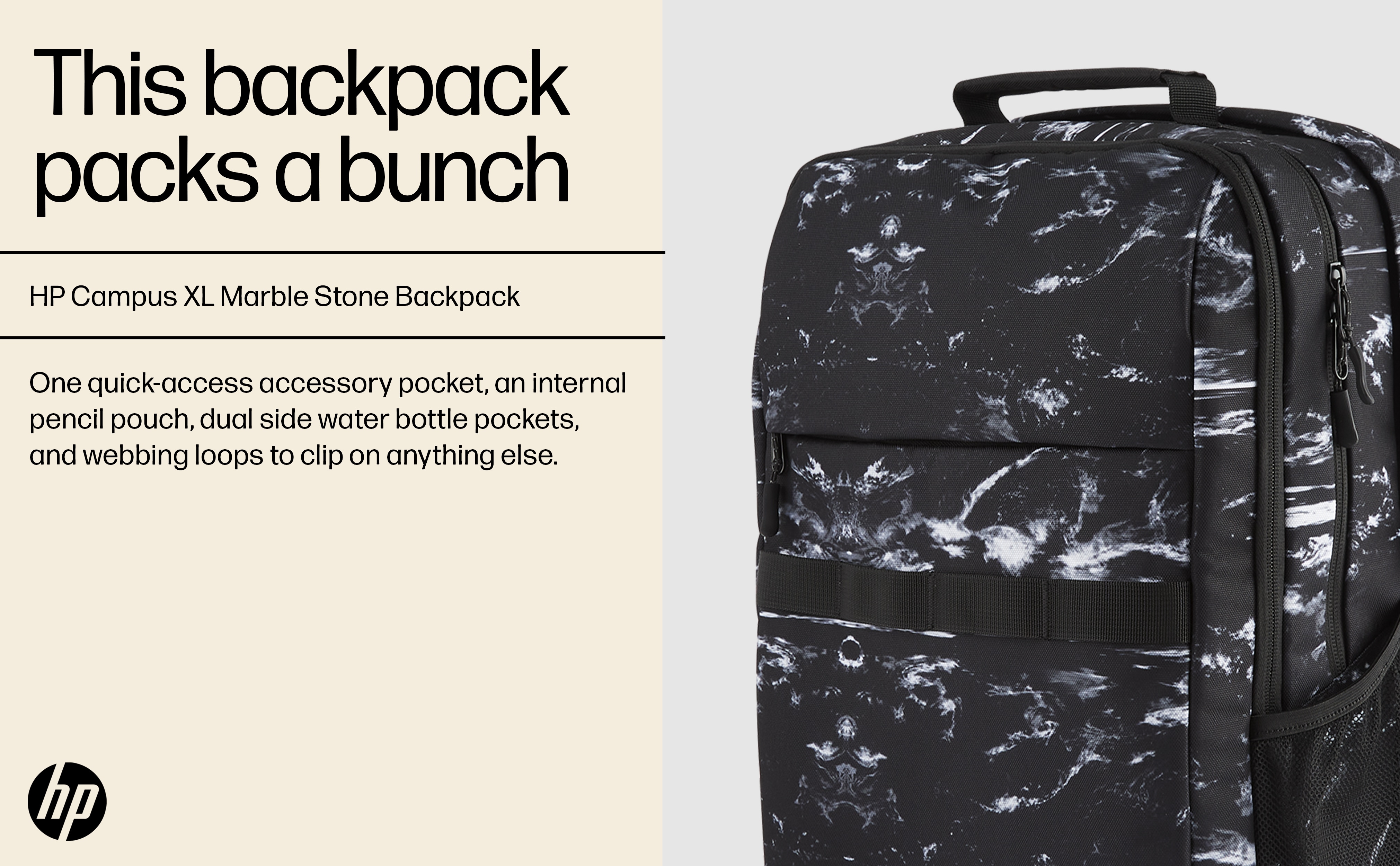 Campus Stone Backpack XL Marble HP