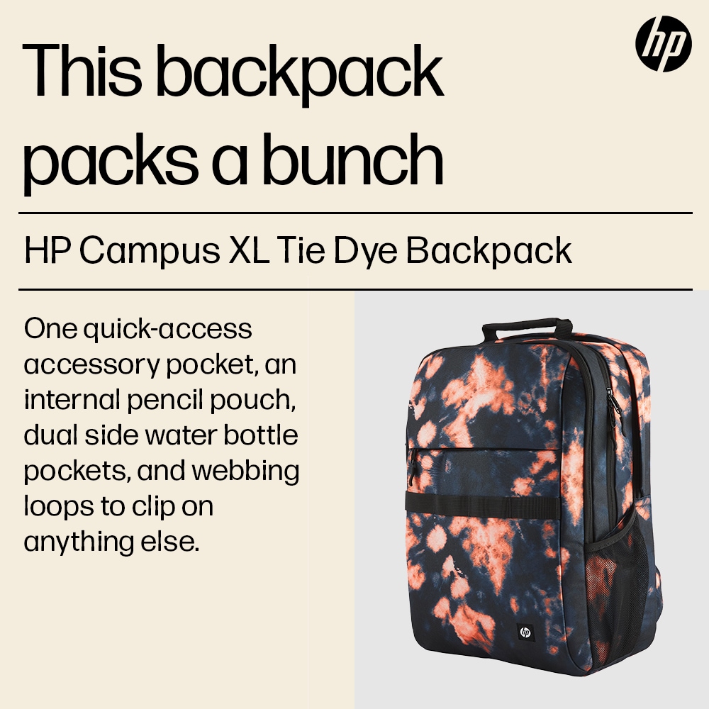 XL Backpack Dye Campus HP Tie