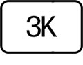 3K OLED display icon