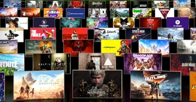 Video game image showing a great detailed virtual world thanks to NVIDIA GeForce RTX