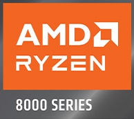 AMD ryzen 8000 series processor badge