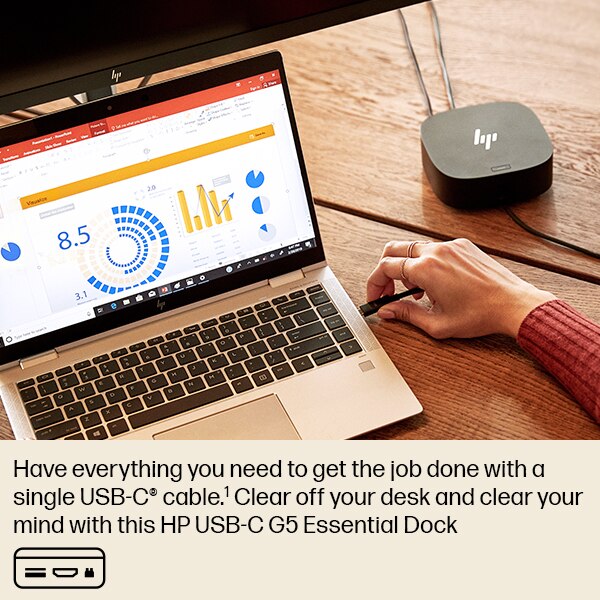 ブリヤンテス・レッド 法人モデル:HP USB-C G5 Essential Dock