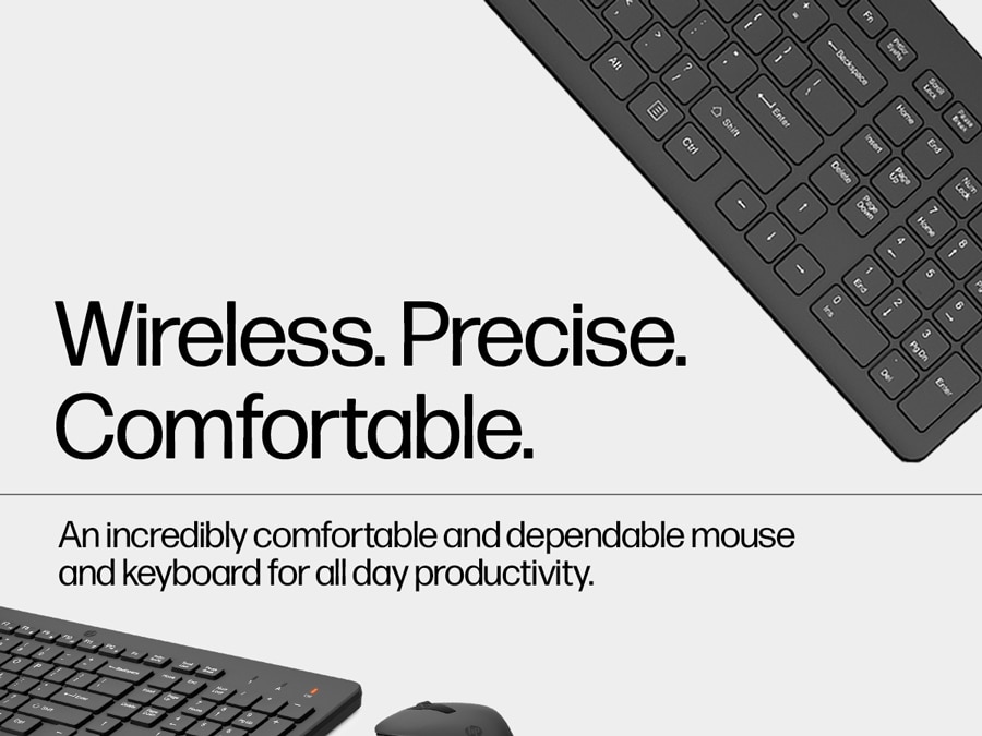 Wireless HP Combination Keyboard Mouse 330 and