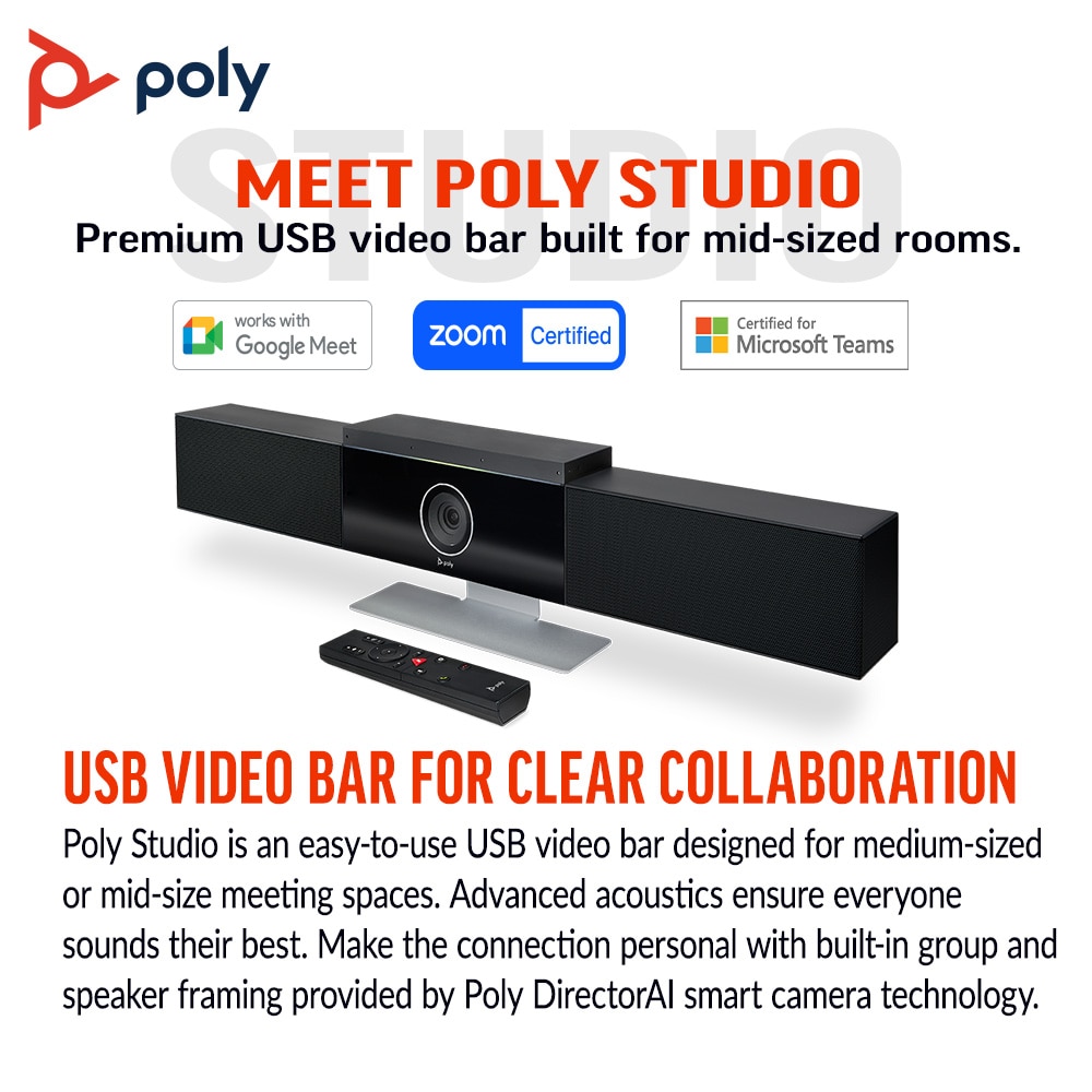 Poly Studio USB Video Bar