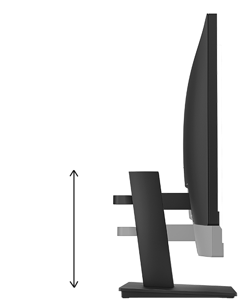 Monitor side view angles