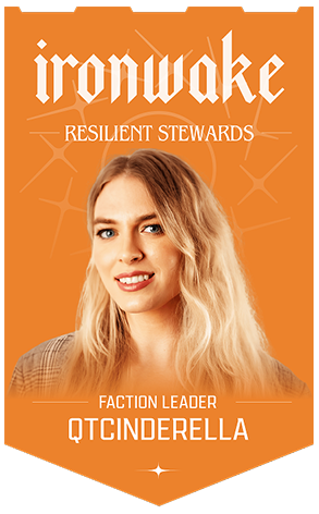 QTCINDERELLA, leader of Ironwake.