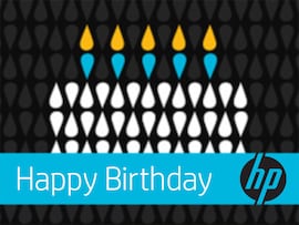 HP Birthday Cake e-Gift Card