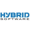 Logotipo del socio de software híbrido