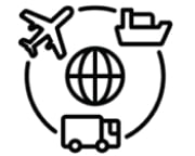 Logotipo de logística